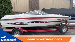 2008 Glastron 185 GT Sport Boat Tour SkipperBuds [upl. by Ykcor]