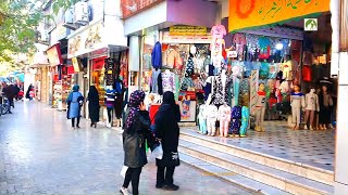 Traveling Iran Walking In Mashhad City Streets amp Shops Middle East [upl. by Enert]