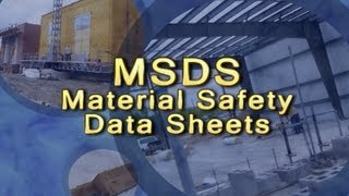 BUILDSAFE WHMIS MSDS [upl. by Nonnair771]