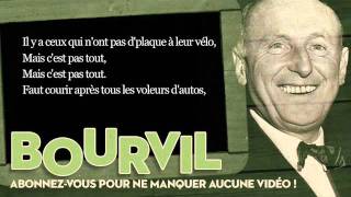 Bourvil  La tactique du gendarme  Paroles Lyrics [upl. by Lusty879]