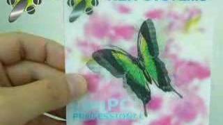 Amazing Lenticular Animation of Butterfly [upl. by Gannes]