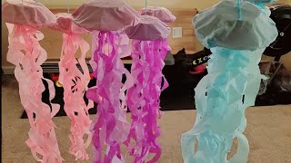 Diy Jellyfish decoration idea  Jellyfish idea under the sea decoration idea [upl. by Woo907]