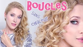 Boucles spirales SANS chaleur ❤ Comment boucler ses cheveux naturellement [upl. by Fanning]