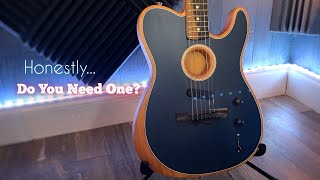 Fender USA Acoustasonic Telecaster Do You Need One [upl. by Reichel820]