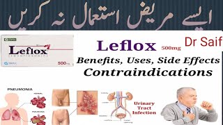 Leflox 500mg tablet uses in Urdu  levofloxacin tablets 500 mg Uses in benefit and side effectsSaif [upl. by Schlesinger]