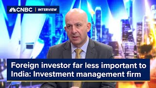 The foreign investor is now far less important to India says investment management firm [upl. by Rosalinda]