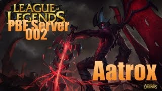 Lets Play League of Legends PBE  002 Aatrox  Justicar Skin Normal Game GermanHD [upl. by Reames]