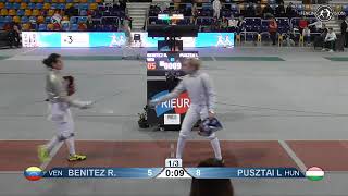 2019 xxx T64 25 F S Individual Orleans FRA WC RED PUSZTAI Liza HUN vs BENITEZ ROMERO Alejandra Jh [upl. by Alemap951]