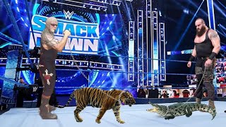 WWE Superstars Brought Animals in The Ring  WWE Animals  WWE Raw Today Highlights 2021 [upl. by Islaen]