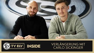 TV Elv  Inside  Vertragsverlängerung mit Carlo Sickinger [upl. by Enial]