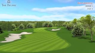 PGA National  Hole 1 Flyover [upl. by Rudyard]