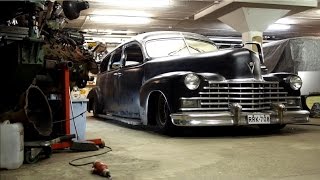 Chopping the roof of a 46 Cadillac hearse [upl. by Lauri]