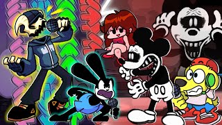 Friday Night Funkin MICKEY vs TABI OSWALD MINNIE amp Tabi PIBBY CORRUPTION FNF Mods 116 [upl. by Charmaine587]