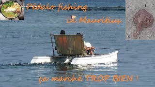 Pêche en pédalo à l île Maurice  belle surprise FISHING in MAURITIUS [upl. by Mattias690]