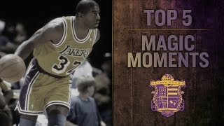 Lakers Nation Best Of Magic Johnson Top 5 Lakers Moments [upl. by Repsaj]