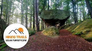 🇵🇱 Pogórze Wiśnickie KAMIEŃ GRZYB  Wiśnicz Foothills STONE MUSHROOM [upl. by Ydnam391]