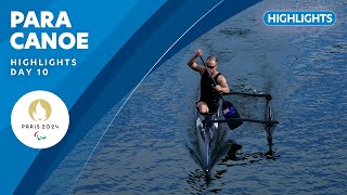 🛶 Para Canoe Highlights  Day 10  Paris 2024 Paralympic Games [upl. by Marela]