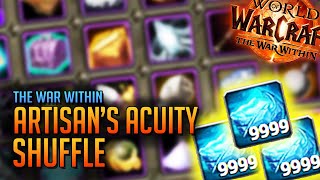 NERFED Over 1000 Artisans Acuity DAY 1 in The War Within [upl. by Helge]