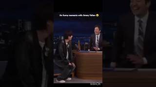 jin funny moments with Jimmy Fallon on the Tonight show with Jimmy fallon [upl. by Gersham]