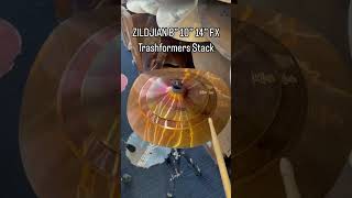 ZILDJIAN CLAP STACK made by 8” 10” 14” FX Trashformers  Sound Demo tstdrumroom cymbalthursday [upl. by Selym]