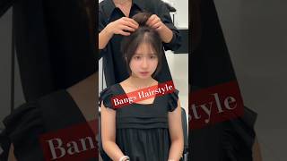 French Bangs for Round Faces The Perfect Boosting Hairstyle ✂️ menshairstylist mastermenshaircuts [upl. by Prady]