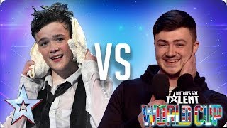 George Sampson vs Wayne Woodward  Britains Got Talent World Cup 2018 [upl. by Naloc456]