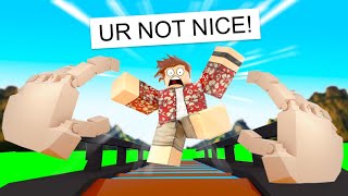 Roblox VR Hands I Decide To Throw Kids Downstairs  RAGDOLLS Funny Hilarious Moments [upl. by Pedaiah]