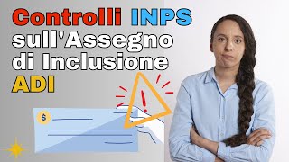 Controlli INPS sullAssegno di Inclusione ADI [upl. by Anima]