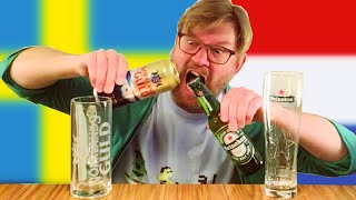 Heineken 🇳🇱 vs Norrlands Guld 🇸🇪  Beer Battle [upl. by Dwain]