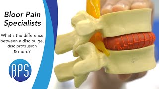 Whats The Difference Between a Disc Bulge Disc Protrusion amp More  Common MRI Questions ANSWERED [upl. by Enuahs]