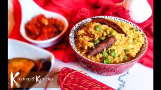 Bhog Khichri and labra bengali mixed vegetable perfect prasad to offer to Maa Durga [upl. by Hovey]