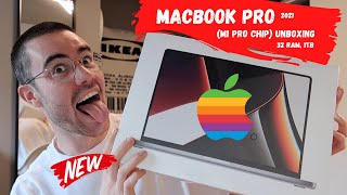 MACBOOK PRO 16 M1 PRO CHIP 32GB 1TB SPACE GREY UNBOXING [upl. by Cynthla]