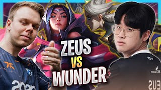 T1 ZEUS vs FNC WUNDER  T1 Zeus Plays Camille TOP vs FNC Wunder Irelia  Bootcamp 2023 [upl. by Von]