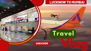 Lucknow to Mumbai Flight In Akasa Air QP 1525  World class airport  Exclusive Travel [upl. by Fleur]