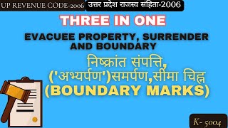 Three in one Evacuee Property Surrender and Boundary lawlifebymd [upl. by Anitnatsnoc505]