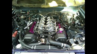 v8 singing 1uzfe itb dyno 7500rpm Toyota Pickup [upl. by Khano341]