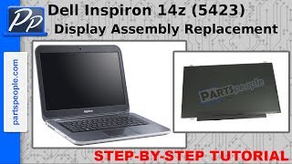 Dell Inspiron 14z 5423 LCD Display Assembly Video Tutorial Teardown [upl. by Kurland351]