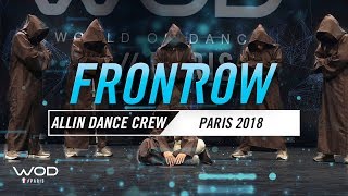 STEPHANE SEYA SABOTINOV amp ALL IN DANCE CREW  World of Dance Paris Qualifier 2018  FrontRow [upl. by Ddahc]