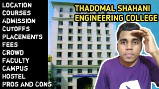 ReviewThadomal Shahani Engineering College Good or Bad [upl. by Welker96]