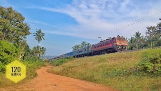 TVC Rajdhani Express maximizes efficiency by operating at MPS through KRCL [upl. by Julita49]