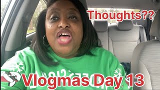 Ugly Sweater Day Thoughts Vlogmas 2023 Day 13 [upl. by Yreneh556]