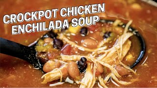 Crockpot Chicken Enchilada Soup [upl. by Herstein]