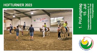 8 Hofturnier 2023  1 Turniertag  Reiten lernen  Reitturnier [upl. by Alemaj]