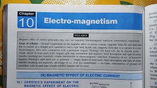 ELECTROMAGNETISM CLASS 10 ICSE CHAPTER 10 EXERCISE 10 A [upl. by Menon145]