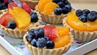 Fruit Tart  Recipe by ZaTaYaYummy [upl. by Enyaw46]