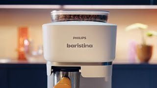 Philips Baristina  Reinigung des Siebträgers [upl. by Drapehs]