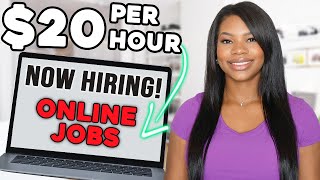 3 Hiring Immediately Work from Home Jobs Paying Up to 20 Per Hour [upl. by Itsur]