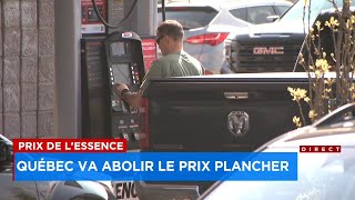 Prix de lessence Québec va abolir le prix plancher  Reportage 22h [upl. by Kale]