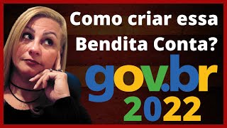 Como criar conta Gov Br 2022  Passo a Passo [upl. by Aissyla]