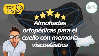 Las Mejores Almohadas Ortopédicas Para El Cuello Con Memoria Viscoelástica [upl. by Ynatsed]